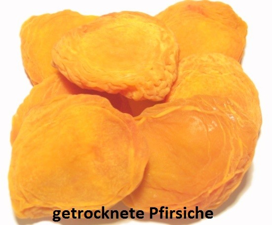 getrocknete Pfirsiche Trockenfrüchte